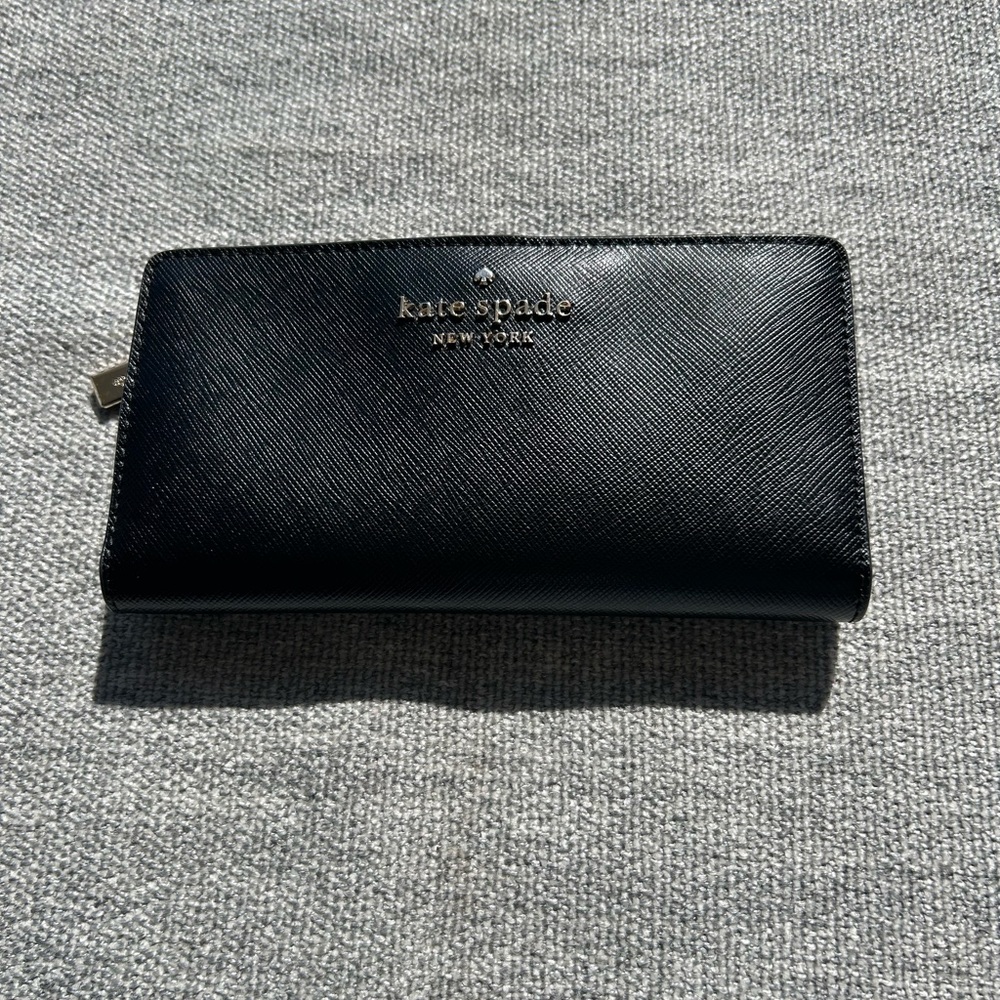 Kate Spade Black Saffiano Leather wallet